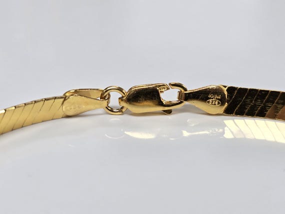 Milor Gold Plating Over Sterling Silver Herringbone Chain