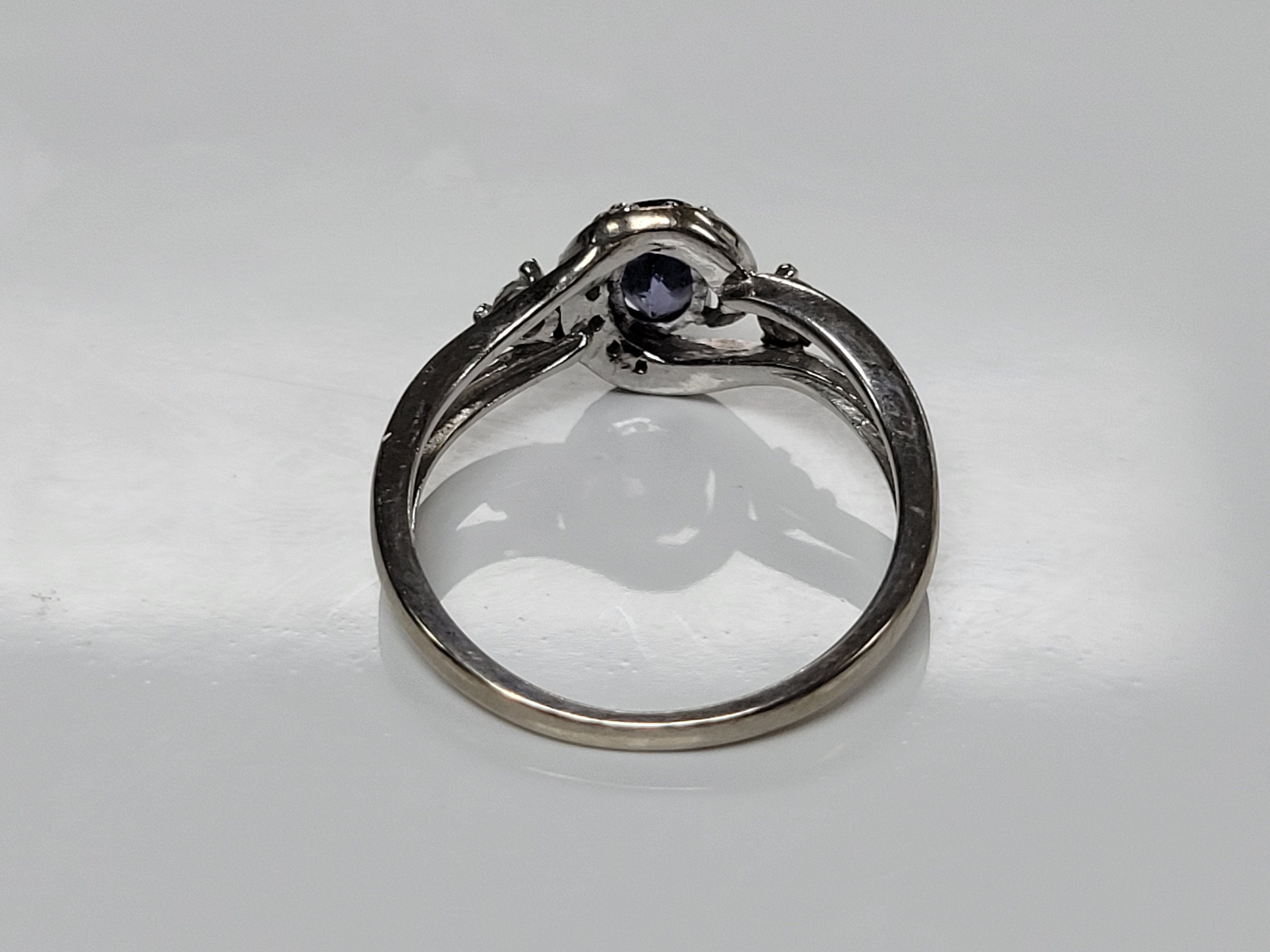 Sterling Silver Blue and Clear Topaz Ring Size 6.25 - Etsy Sterling Silver Blue and Clear Topaz Ring Size 6.25 - Etsy