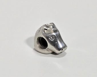 PANDORA 廃盤スターリングシルバー 馬頭ビーズチャーム - Etsy 日本