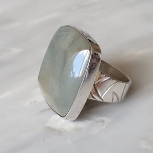 Anello da trading Jay King DTR Sterling Silver Grey Agate Desert Rose misura 5