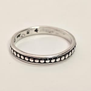 Vintage Silpada Sterling Silver Stackable Band Ring size 7