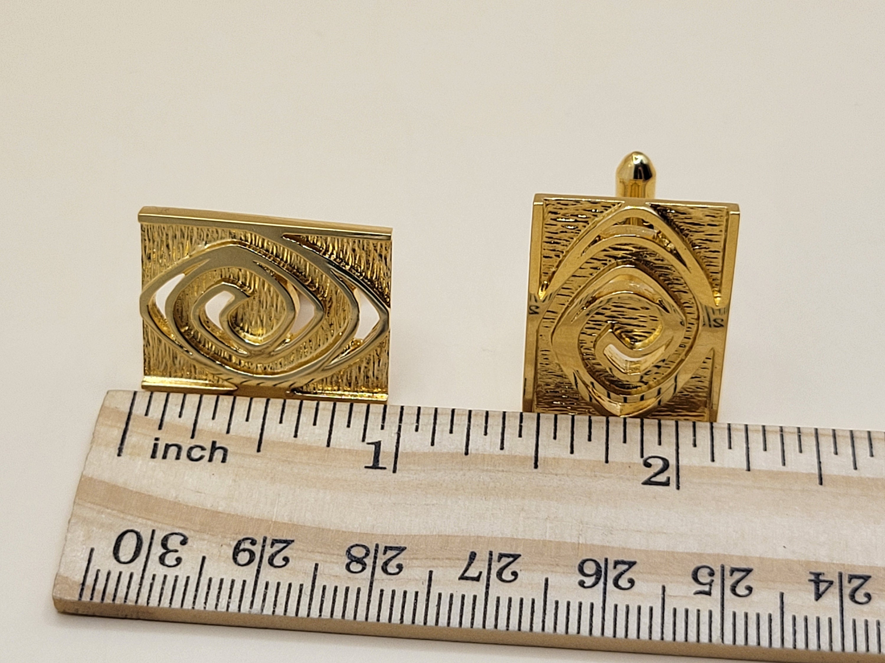 BOUTONS DE MANCHETTE Avec Hélicoptère en Argent 925 - Chemise - Force