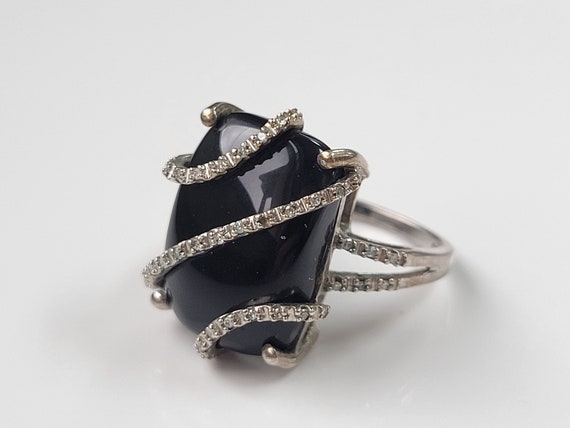 JWBR Sterling Silver Black Onyx With Diamond Acce… - image 7
