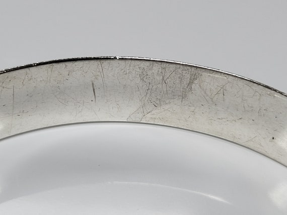 Sterling Silver Solid Heavy Stackable Bangle Brac… - image 4