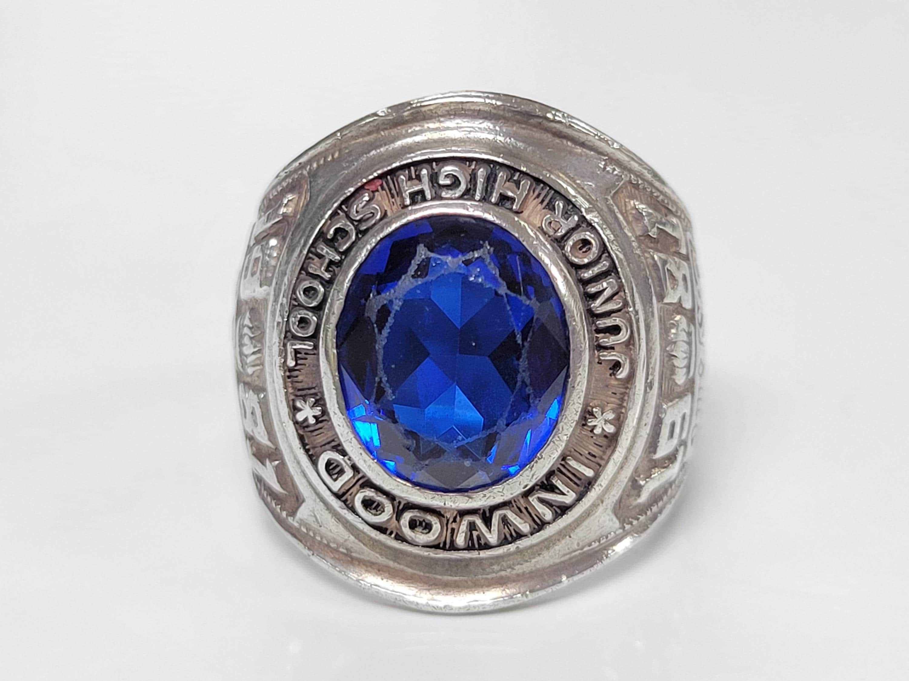 アクセサリー 1966 Vintage REED&Co.N.Y.C STERLING Ring Reed & Co NYC Sterling Silver 1981 Inwood Junior High School Ring