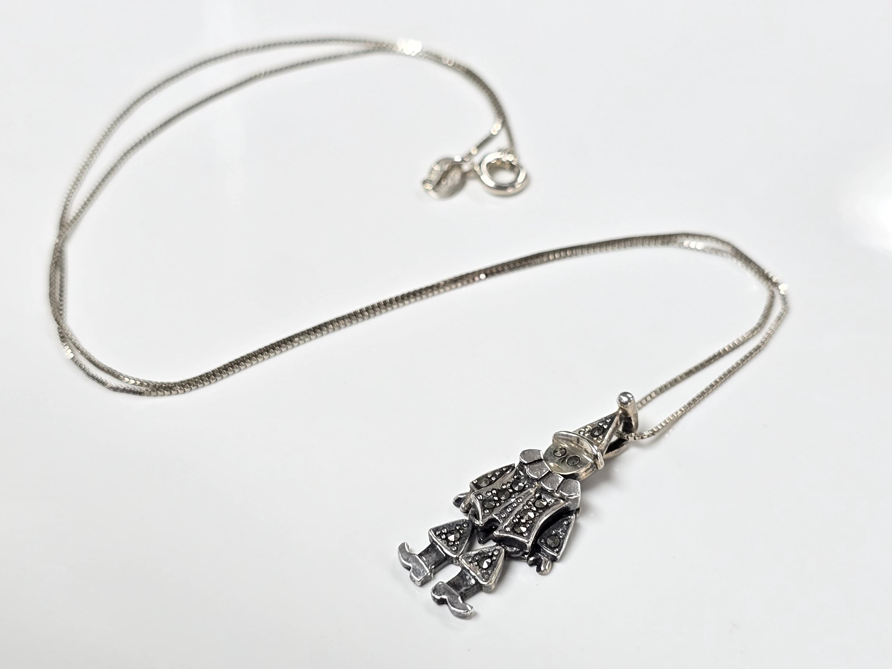 アクセサリー Vintage M's collection Silver Necklace DONALD MARKSZ Sterling Silver Necklace, Brutalist Modernist