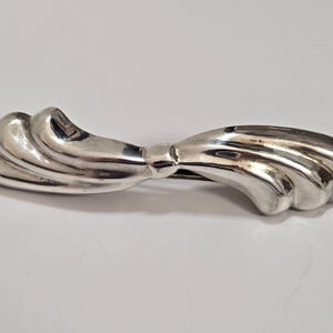 Mexico 2pc Sterling Silver Hair Barrette Holder Mexican Silver Hair Barrette - Etsy main image 4
