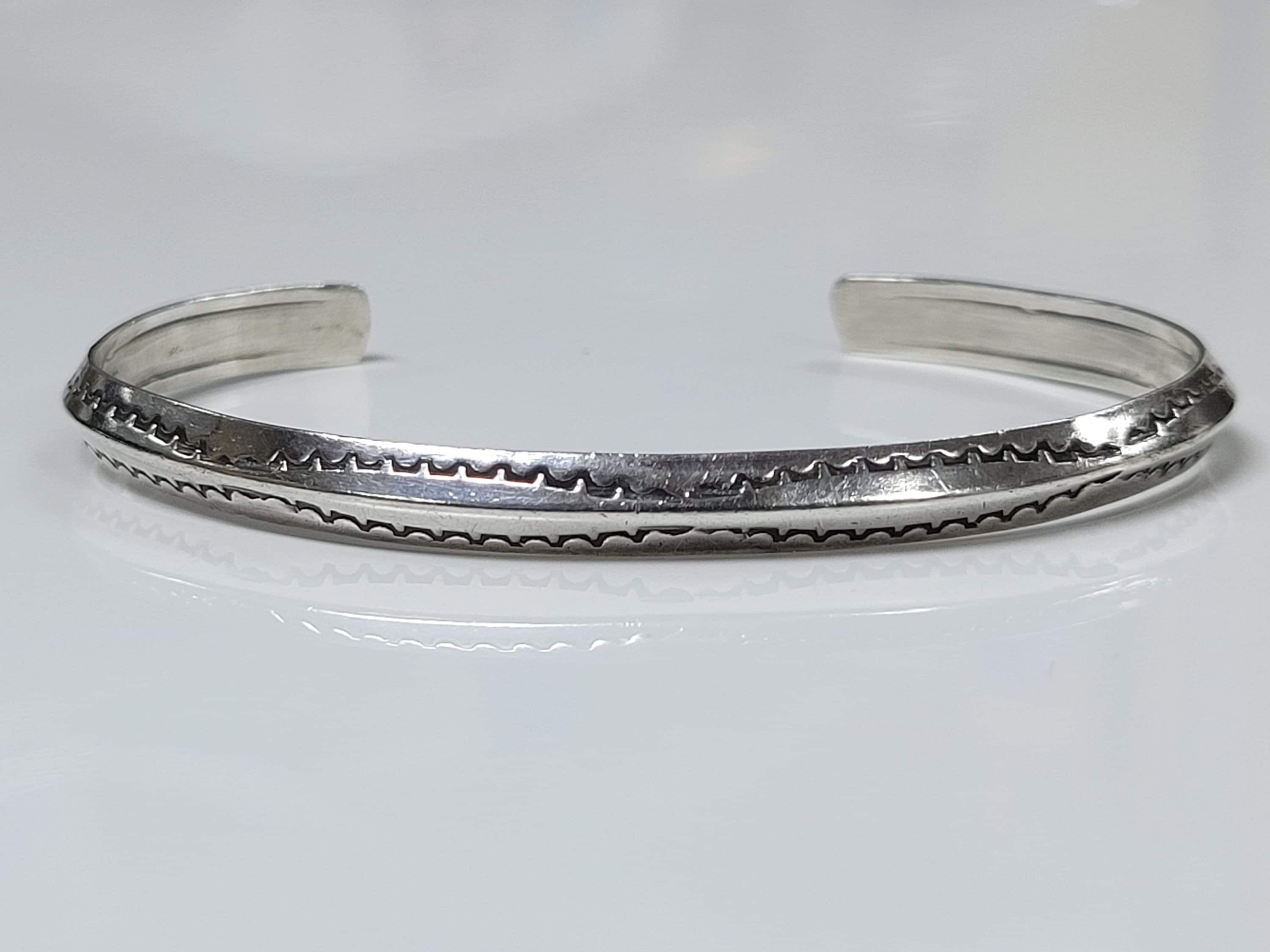 縛*甲様 navajo silver 925 bangle bracelet \" 縛*甲様 navajo silver 925 bangle bracelet 