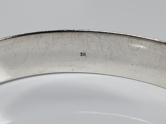 Sterling Silver Solid Heavy Stackable Bangle Brac… - image 3