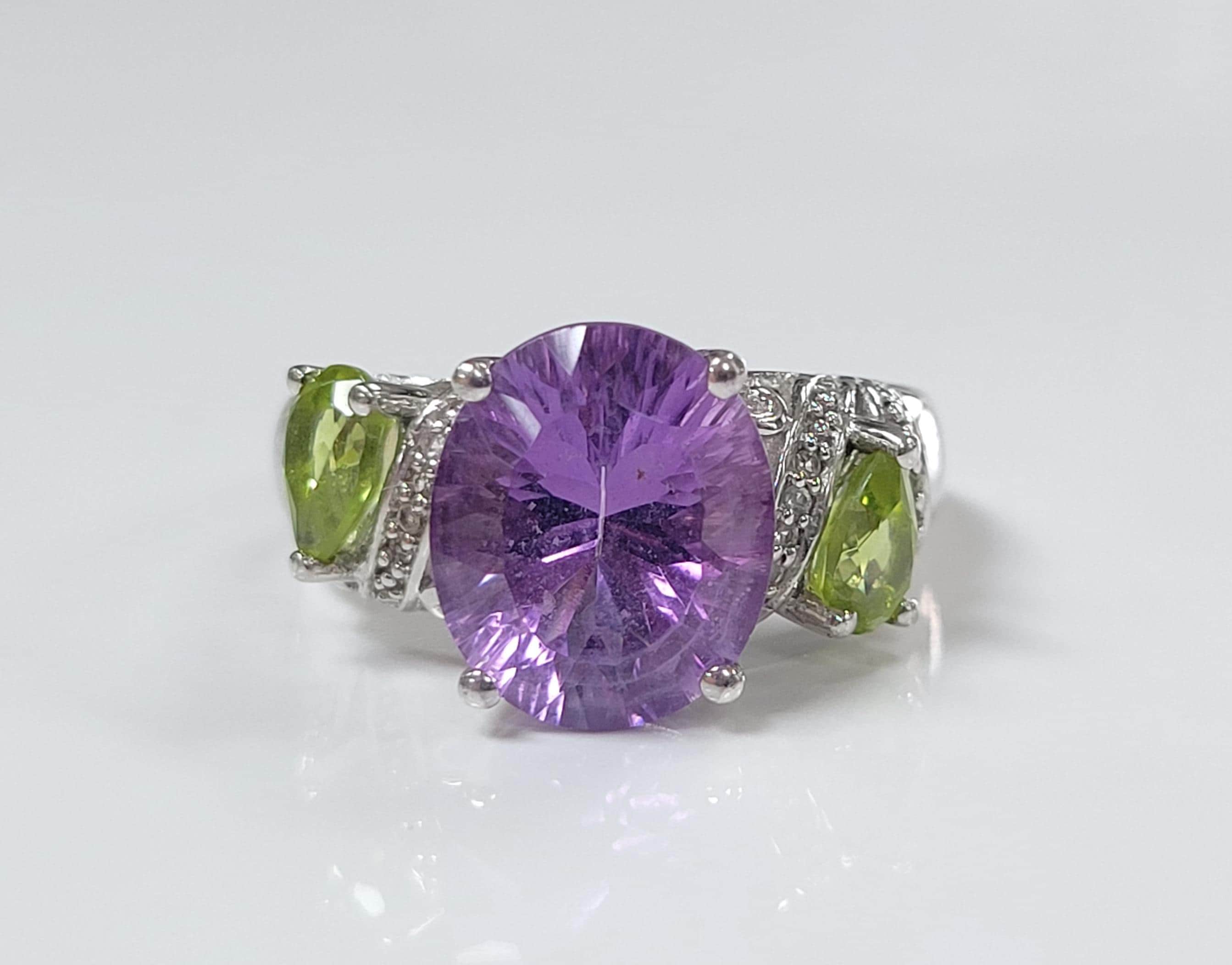 Natuurlijke Amethist Drusy Ring - Verstelbare Open Ring Goud Voor Dames En Heren