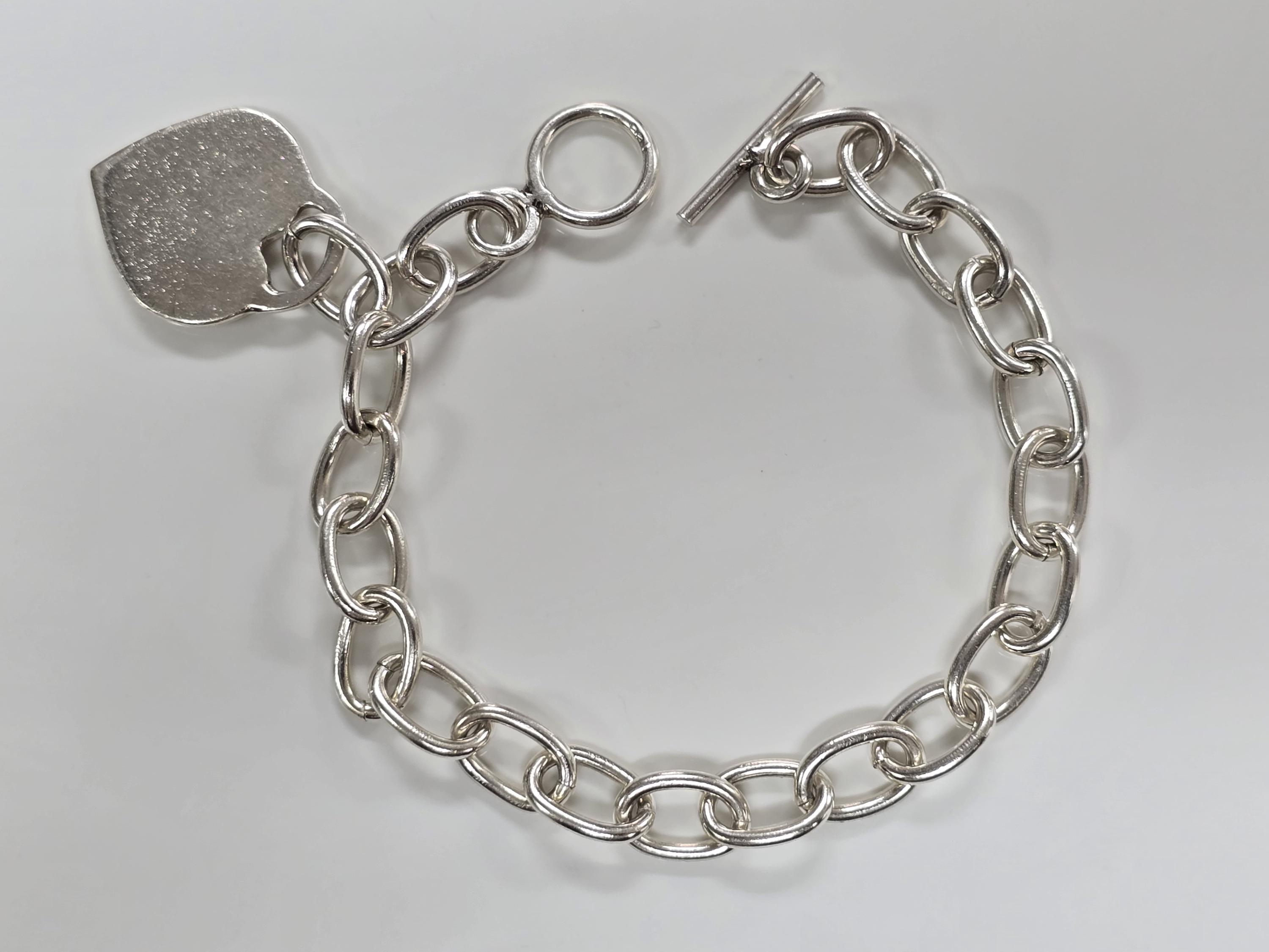 Vintage Heart Toggle Bracelet - Etsy
