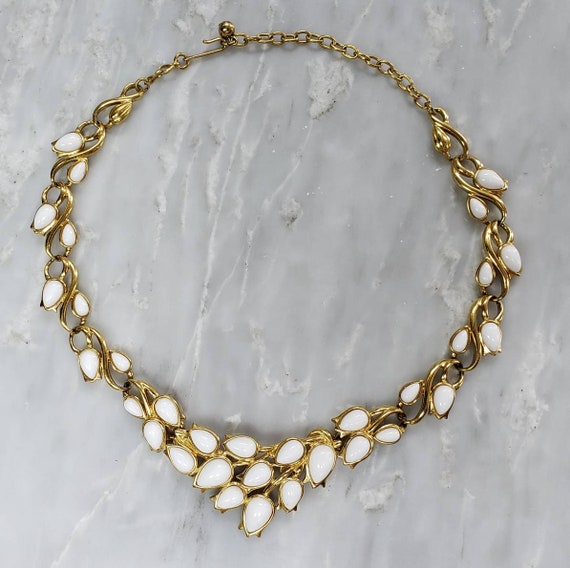 Vintage Trifari Gold Tone Necklace E Etsy Australia