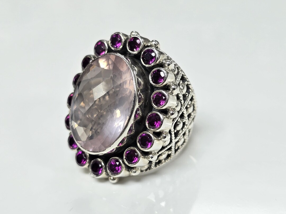 Nicky Butler Raj Collection Limited Edition Nicky Butler Sterling Silver Rose Quartz Amethyst Raj ...