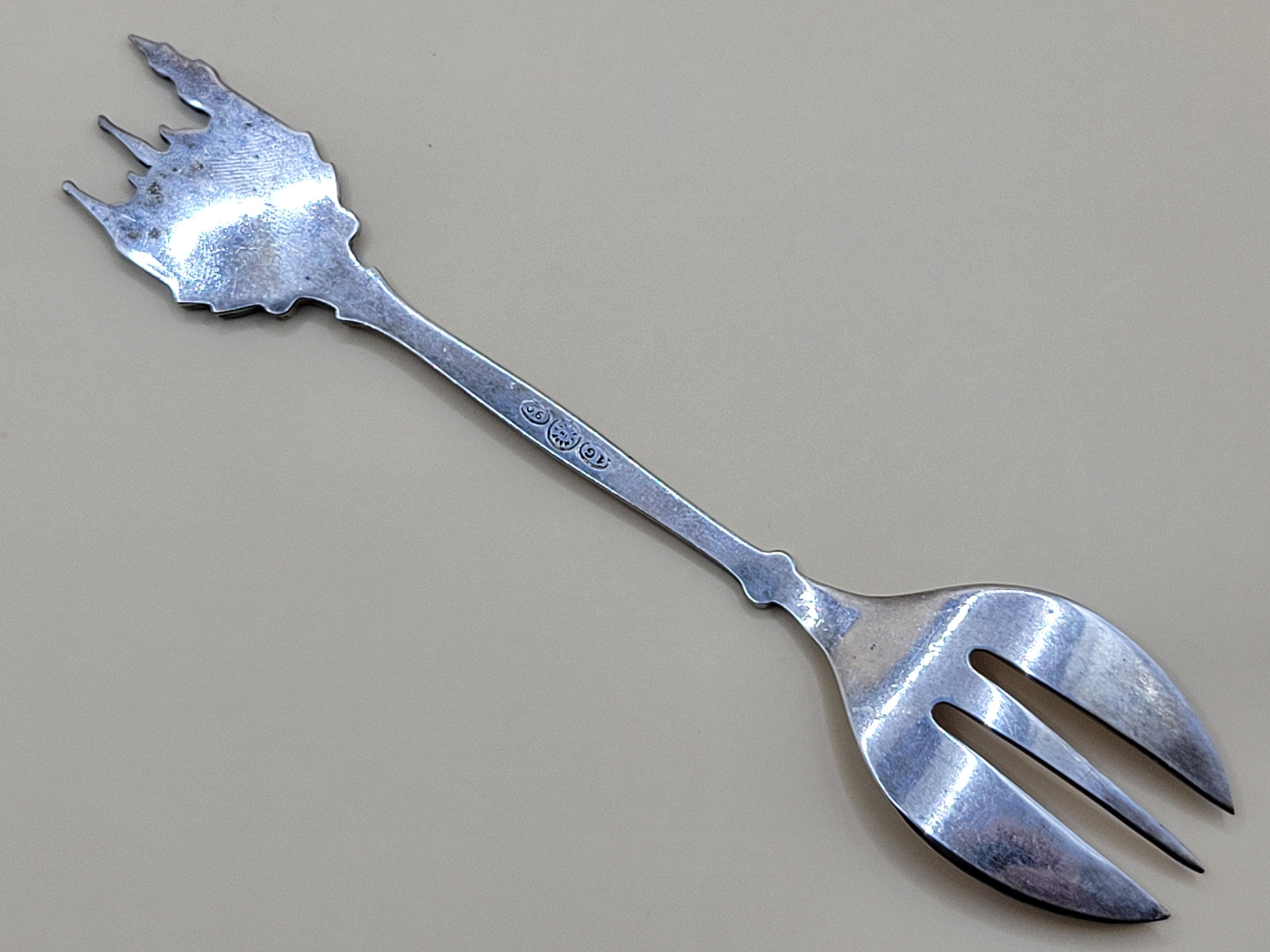 ヴィンテージ スターリング シルバー コレクターズ フォーク Vreden