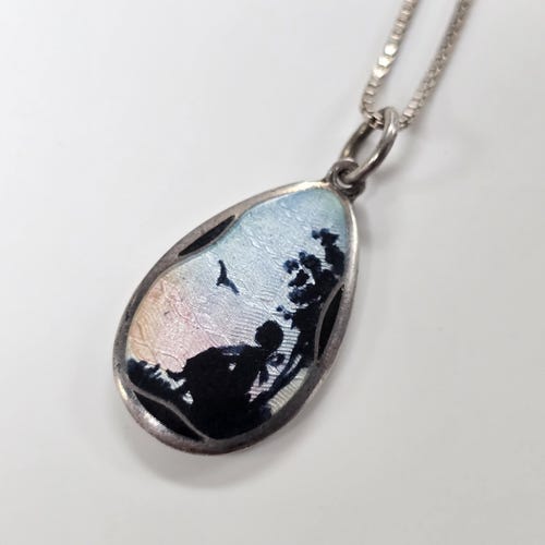 Collana Peanuts Snoopy & Woodstock - Ciondolo A Cuore In Ottone, Senza Pietre Preziose - Foto 10