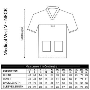 Medical Uniform TOP AND BOTTOM Unisex V-Neck 100 % Cotton Nurse Suit Hospital Uniform Healthcare Work Wear image 2