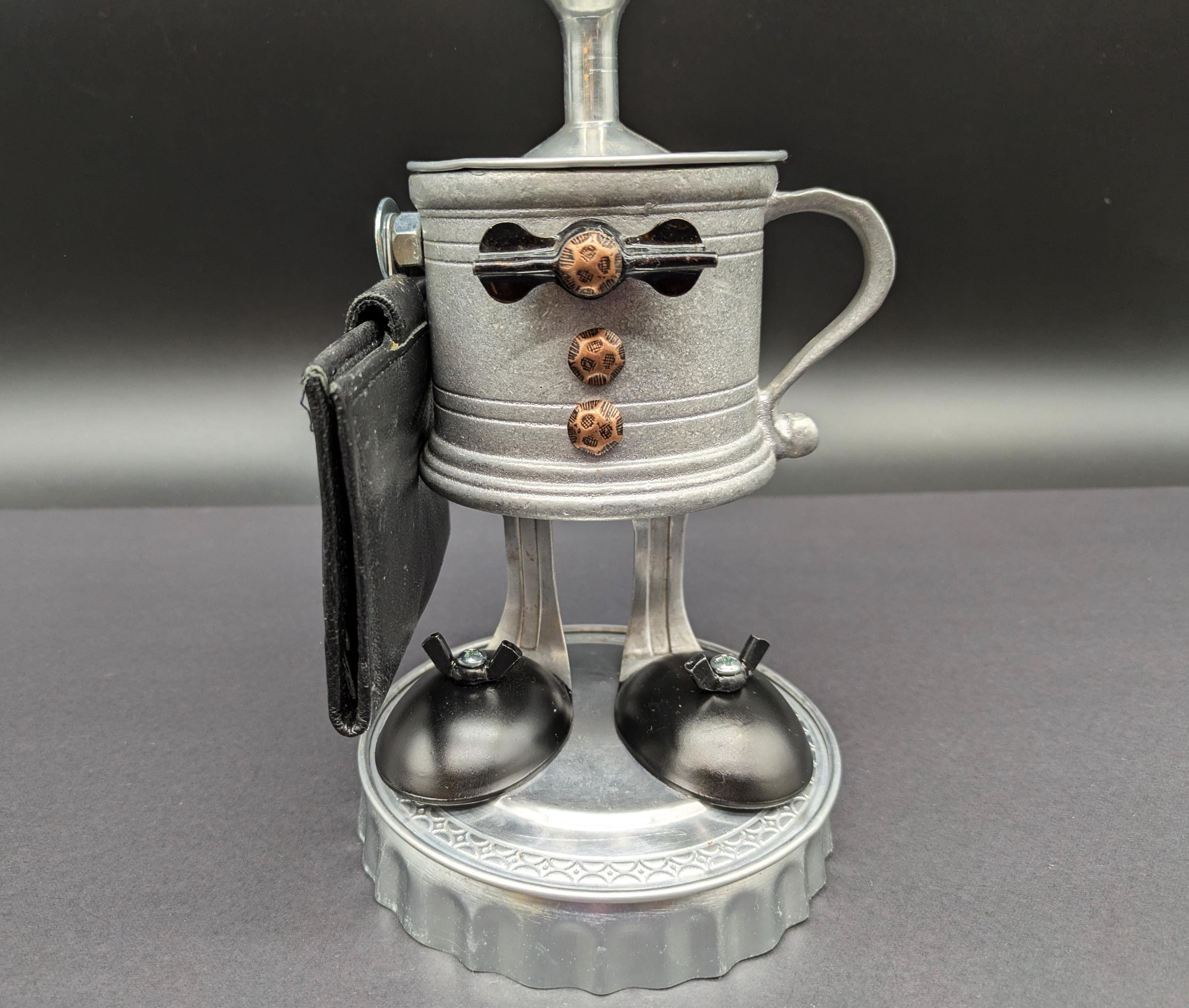 Business Man Sculpture - Found Object Robot Art - Assemblage Art ...