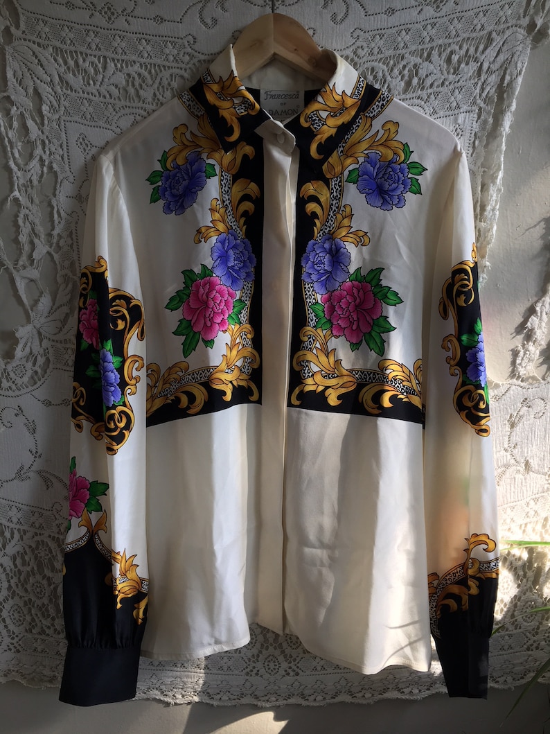 Francesca of damon silk top