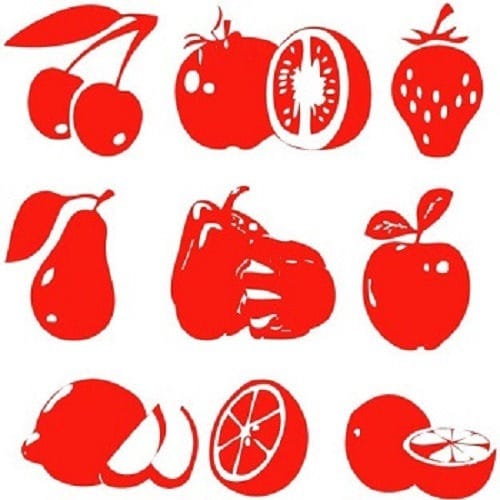 stickers fruit rouge pour cuisine Etsy