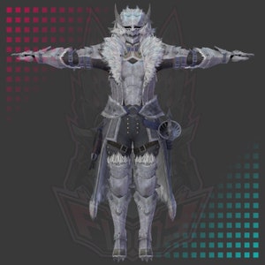 MHWIB Frostfang Alpha Femal Pepakura Pattern