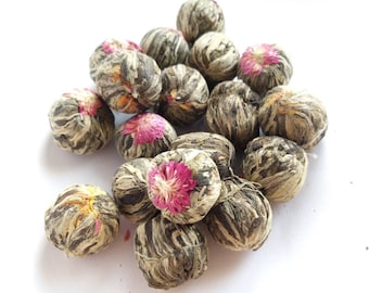 Assorted Giant Blossom Tea (Flowering Tea)-Party Tea/ Loose Leaf Pot size Tea/Tea Gift/ Vegan