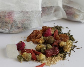 Eight Treasures Tea-Health Boosting Tea/Loose Leaf Tea Sac/Tea Gift