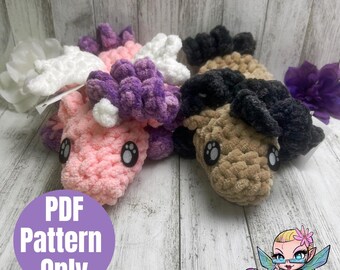Crochet Horse/Unicorn/Alicorn/Pegasus Snuggler Pattern: Amigurumi Plush PDF (Digital Download)