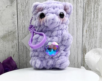 No Sew Bear Keychain Plush Pattern PDF
