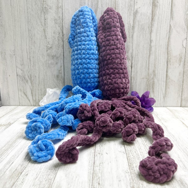 PDF PATTERN: No-Sew Crochet Squid Plushie Pattern | Crochet Plush Pattern | Amigurumi Pattern Language US English