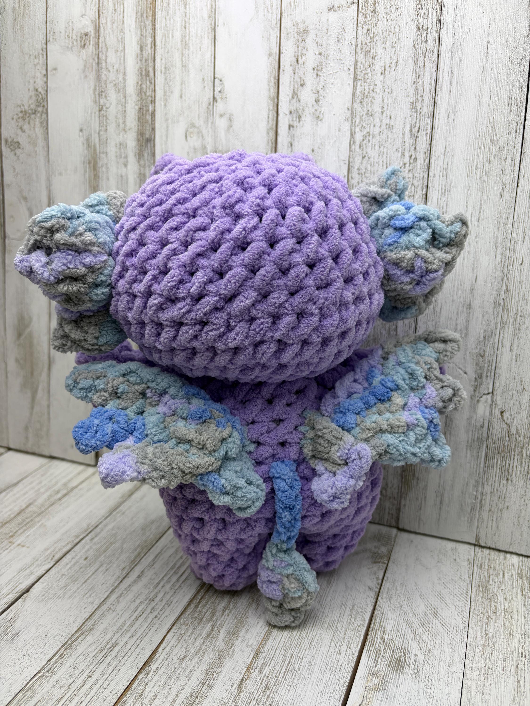 Winged Fae Spirit Crochet Pattern: Amigurumi Plush PDF (digital ...