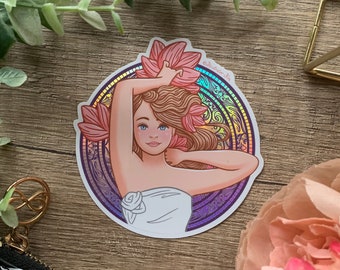 Holographic Goddess Sticker