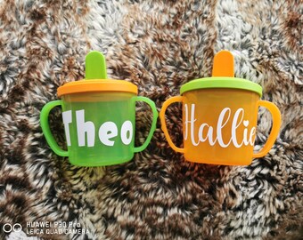 personalised children's drinking cups