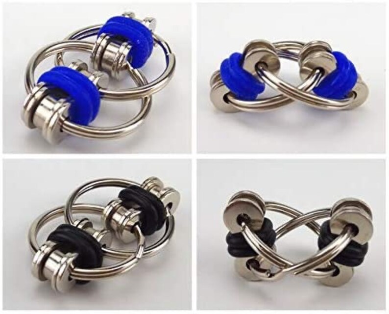 Flippy chain fidget toy Relief stress soothing sensory Etsy