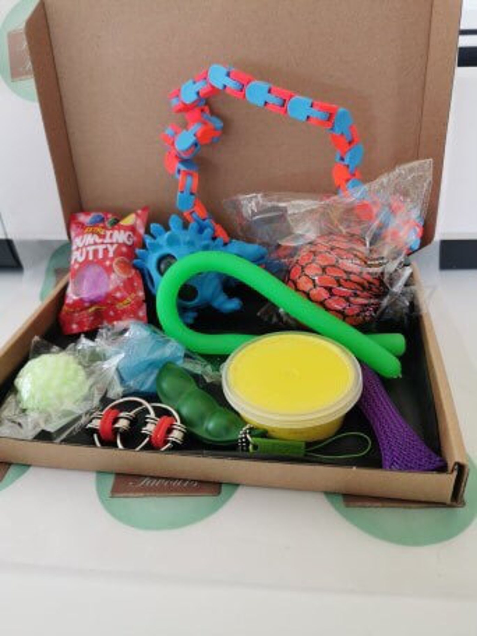 Sensory mystery box fidget toy Surprise box goodie Sensory Etsy