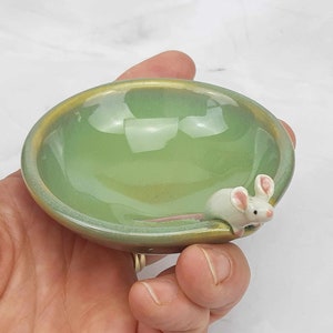 Custom animal bowl XS, pottery bowl very small, animal dish, personalized, keys, ring holder ceramic, custom pet, food safe, microwave safe