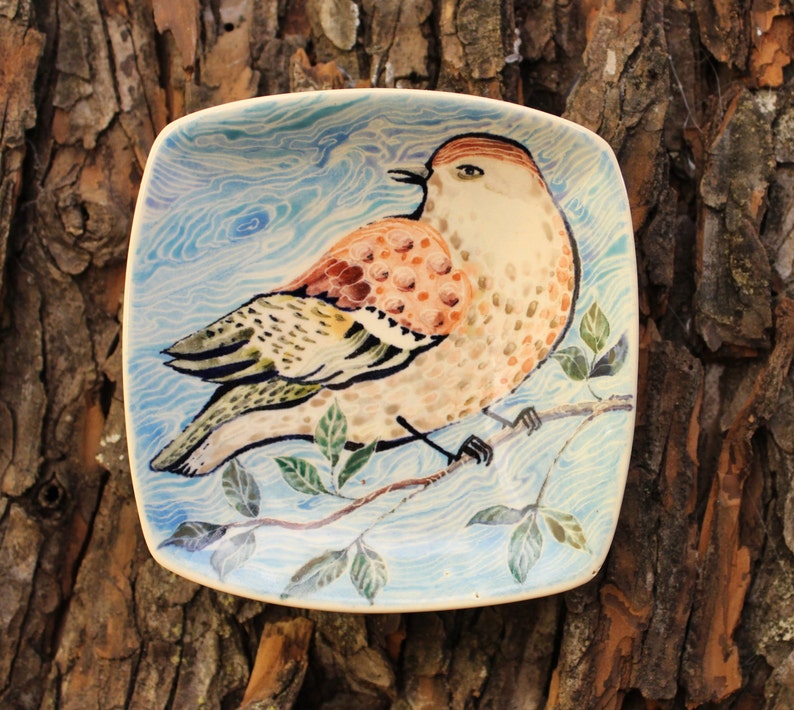 plate decorative Bird image 1