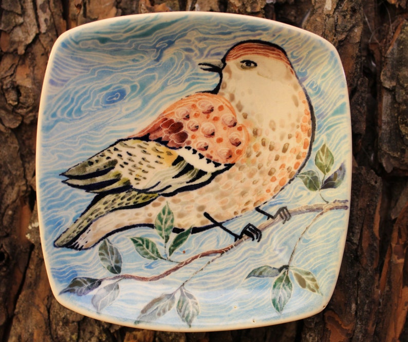 plate decorative Bird image 2