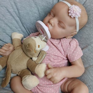 1 Muñeca Reborn PREMATURA de Terapia LISTO PARA ENVIAR, Set de Regalo: #TheahLeighAna, Niña Recién Nacida, Sueño, Maternidad, Ducha, Paquete, Cuerpo Alterado imagen 14