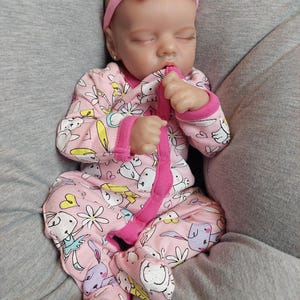 1 Muñeca Reborn PREMATURA de Terapia LISTO PARA ENVIAR, Set de Regalo: #TheahLeighAna, Niña Recién Nacida, Sueño, Maternidad, Ducha, Paquete, Cuerpo Alterado imagen 4