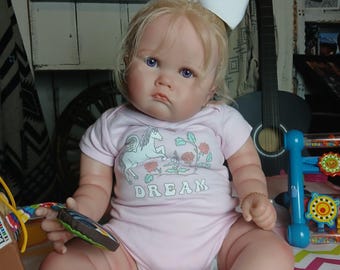 1 IN PROGRESS #CaisyeMarie Reborn Toddler Full Motherhood Baby Therapy Doll Shower Experience Bundle UNWEIGHTED.