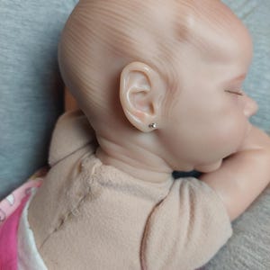 1 Muñeca Reborn PREMATURA de Terapia LISTO PARA ENVIAR, Set de Regalo: #TheahLeighAna, Niña Recién Nacida, Sueño, Maternidad, Ducha, Paquete, Cuerpo Alterado imagen 17
