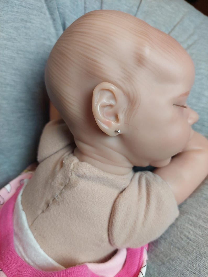 1 Muñeca Reborn PREMATURA de Terapia LISTO PARA ENVIAR, Set de Regalo: #TheahLeighAna, Niña Recién Nacida, Sueño, Maternidad, Ducha, Paquete, Cuerpo Alterado imagen 17