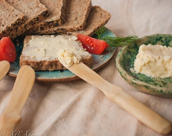 Wooden knife - Butter knives - Wooden cheese spreader - Maple wood - Waldorf style - Kids knife - Wood cookware