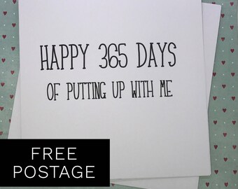 one year anniversary etsy