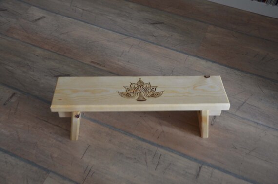 Folding Meditation Stool Seiza Bench Yoga Stool Etsy