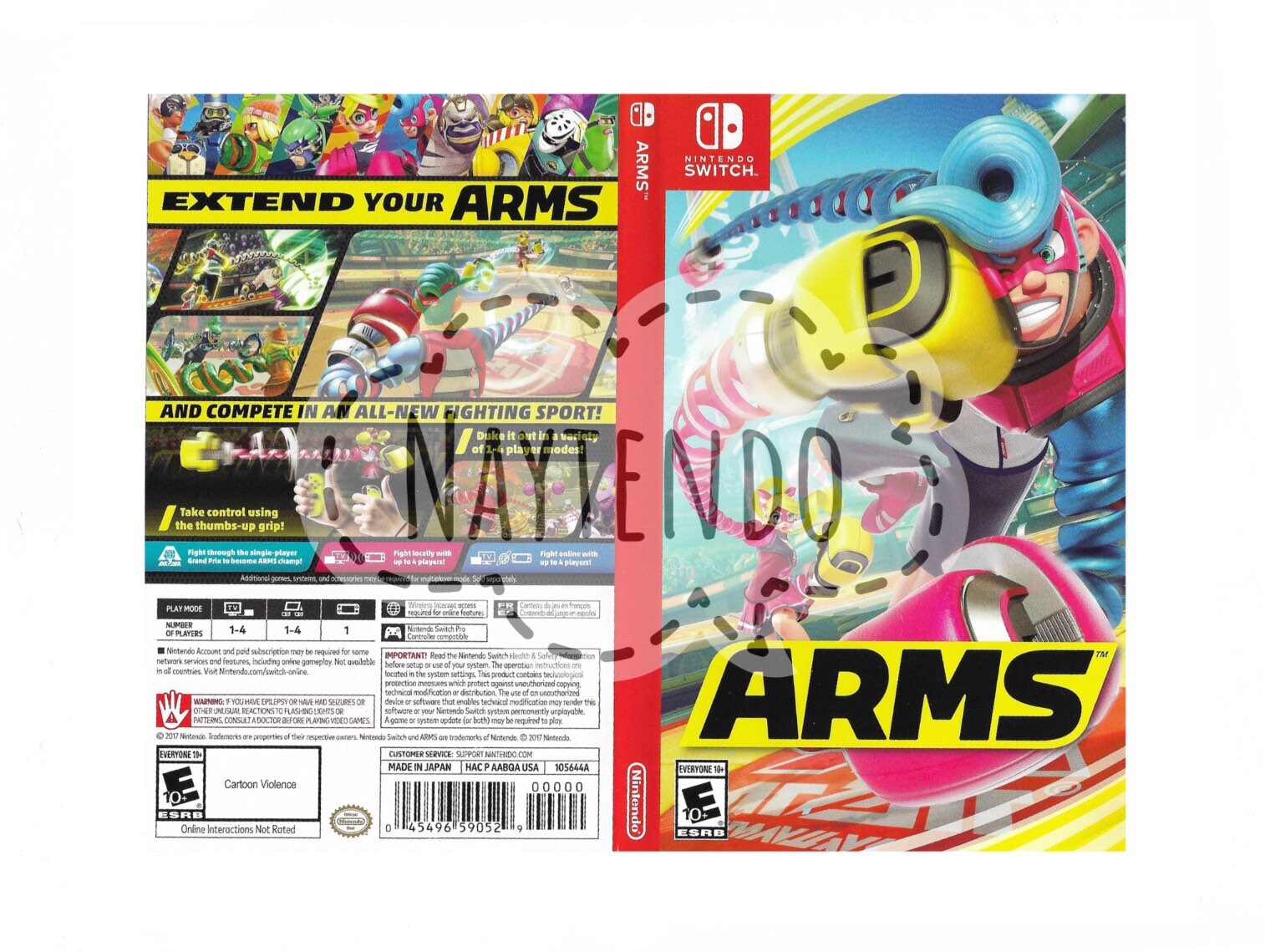 Custom Nintendo Switch Art Cover w/ Game Case Arms Etsy