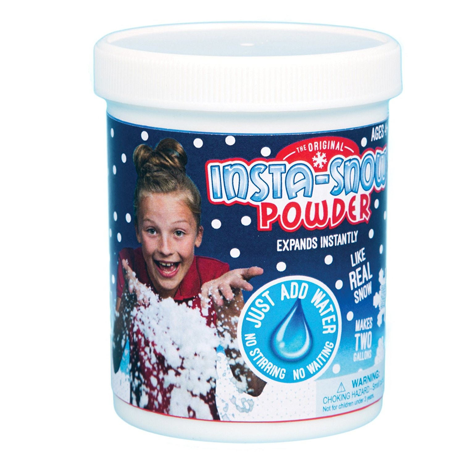 Instant Snow Powder Makes 15 GALLONS for Slime and Holiday Decorations Fake  Snow