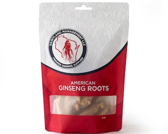 Authentic American Ginseng Prongs (Roots Direct from The Farmer to The Consumer!) Wisconsin Grown! (16 oz)
