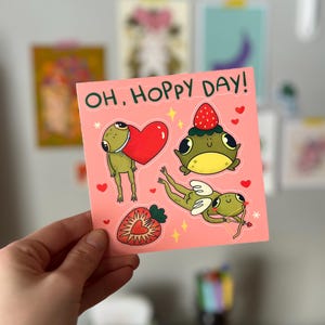 Feuille d'autocollants Oh Hoopy Day | Feuille d'autocollants en vinyle mat | autocollant résistant aux intempéries | Stickers mignons pour ordinateurs portables, bouteilles d'eau, articles de papeterie