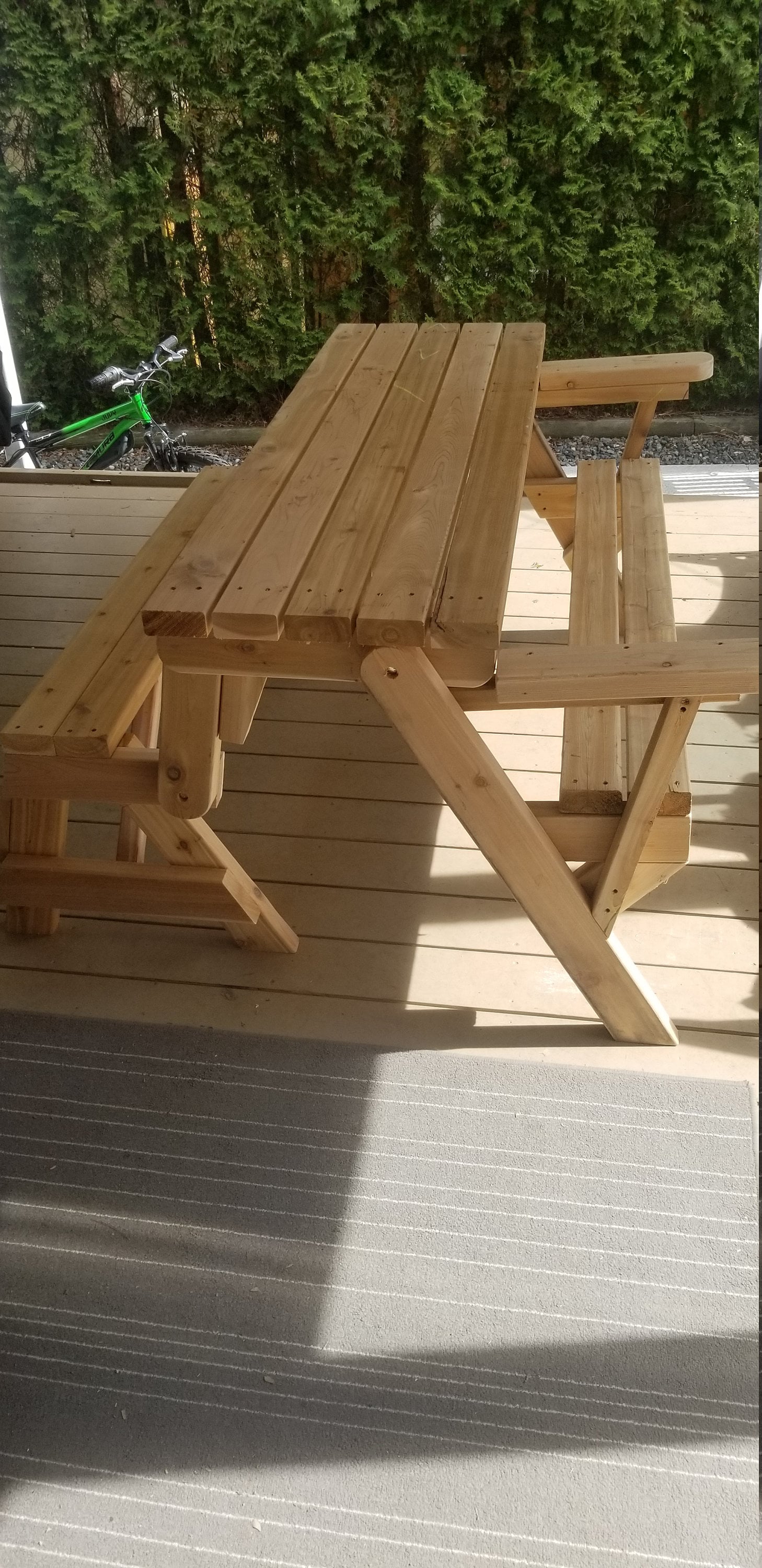 Convertible picnic table plans Etsy